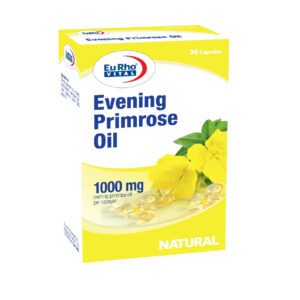 کپسول ایوینینگ پرایم رز اویل 1000 یوروویتال بسته 30 عددی