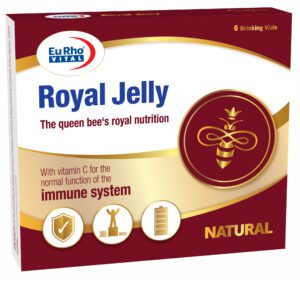ویال خوراکی رویال ژلی یوروویتال بسته 6 عددی