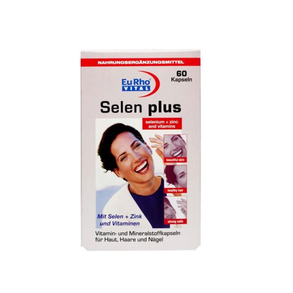سافت ژل سلن پلاس 50 میکروگرم یوروویتال بسته 60 عددی